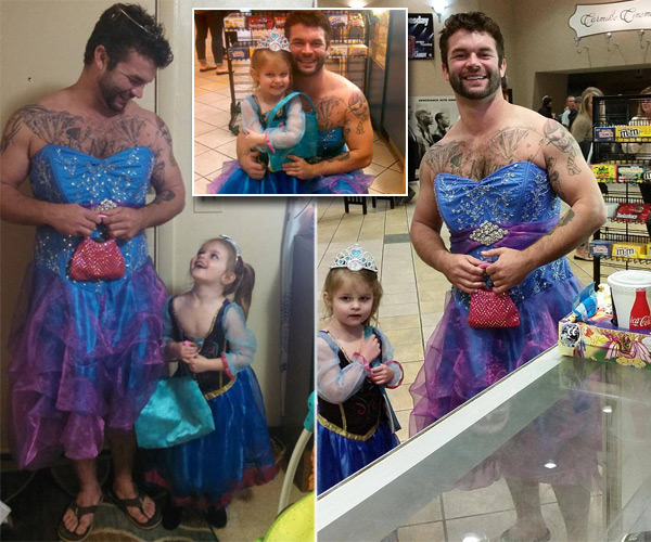 Man Dresses Up Princess Gown