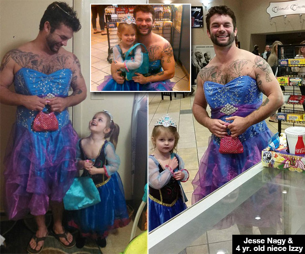 Man Dresses Up Princess Gown