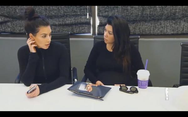 KUWTK Kim Kardashian Kourtney Fight