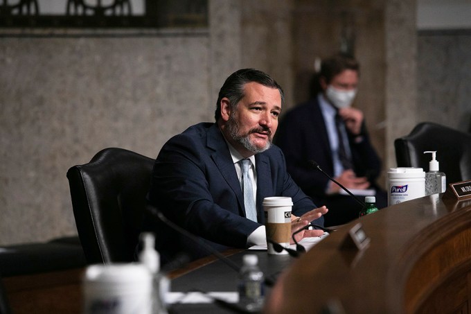 Ted Cruz at a hearing