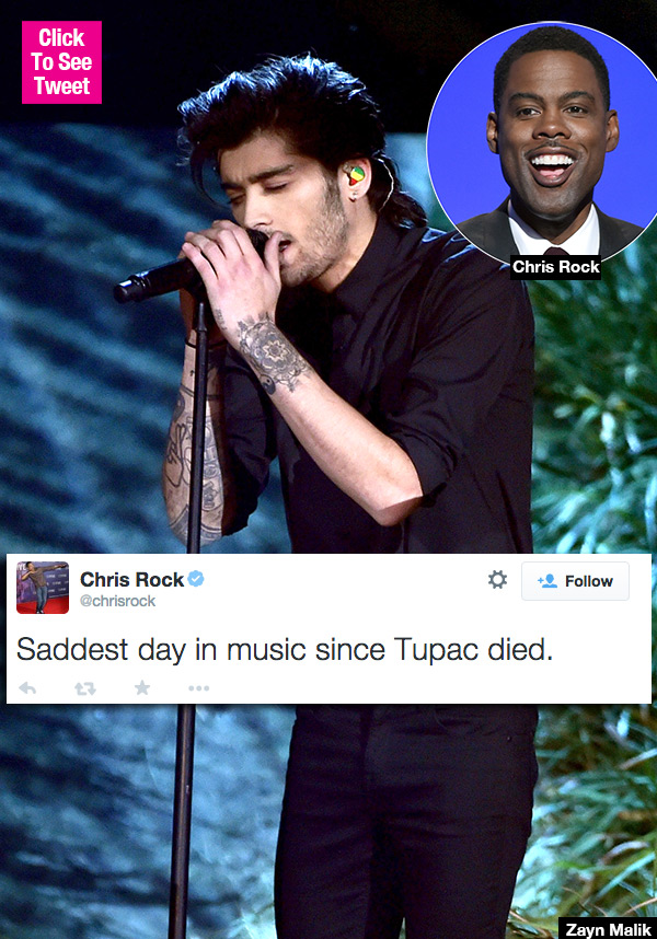 Chris Rock Mocks Zayn Malik