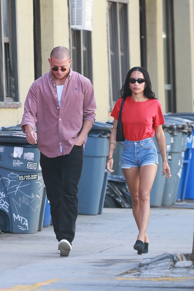 Zoë Kravitz & Channing Tatum Get Lunch