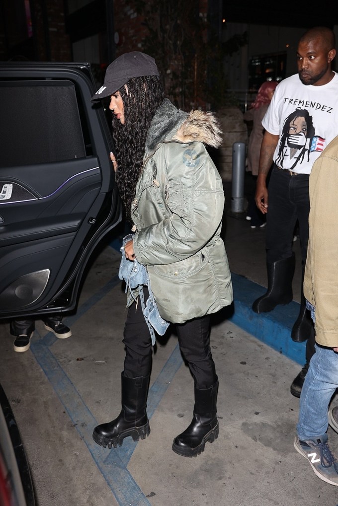 Kanye West Out With Model Juliana Nalu