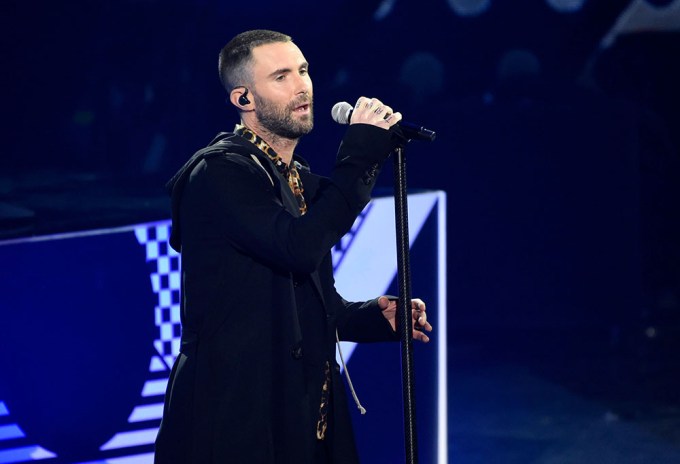 Adam Levine performs in concert