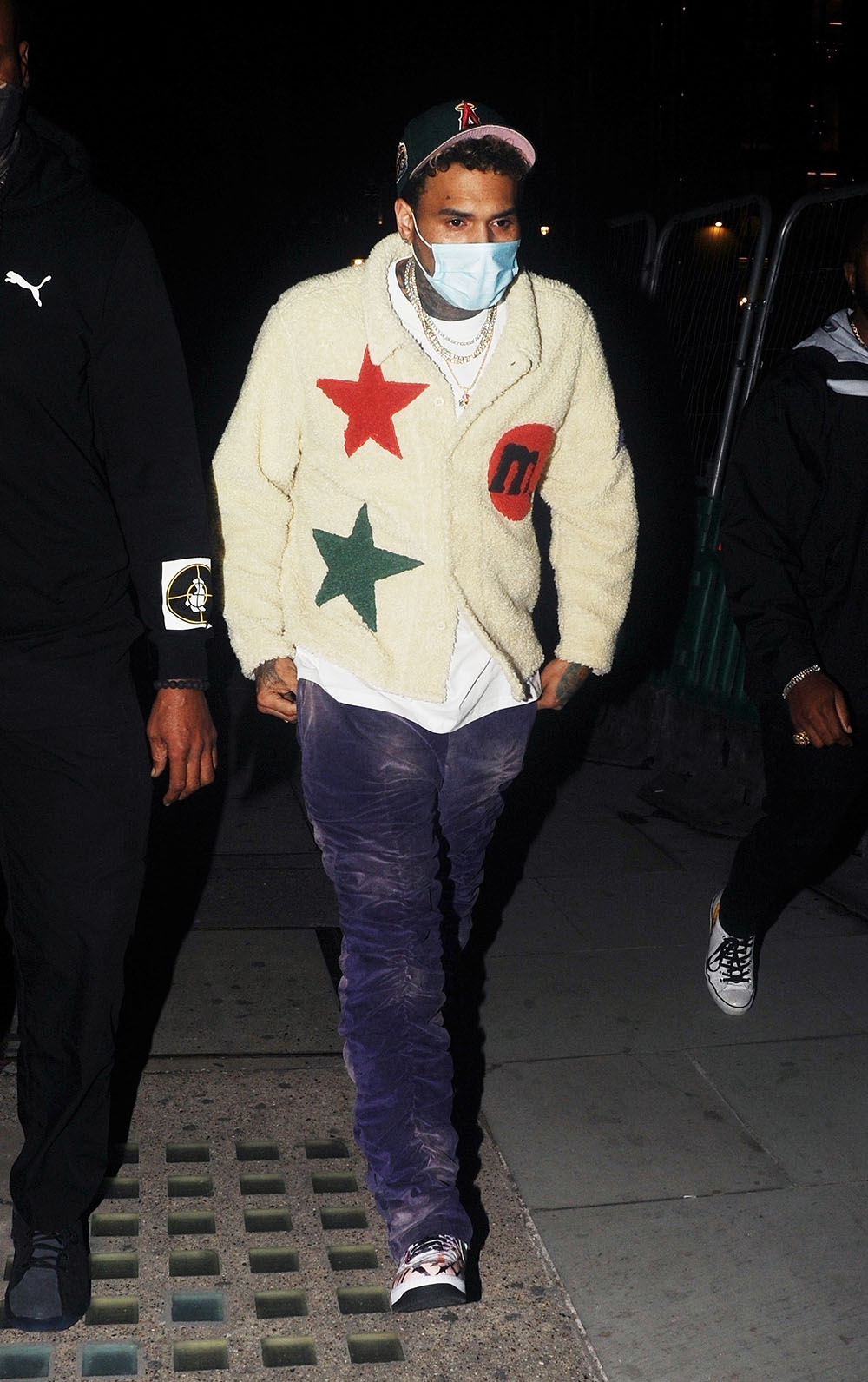 Chris Brown seen out and about in London for the first time since his assault charge in 2009