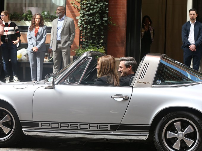 Jennifer Aniston and Jon Hamm film ‘The Morning Show’