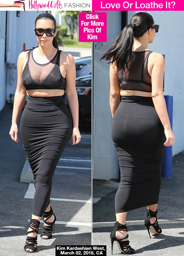 kim kardashian sheer shirt bra cleavage