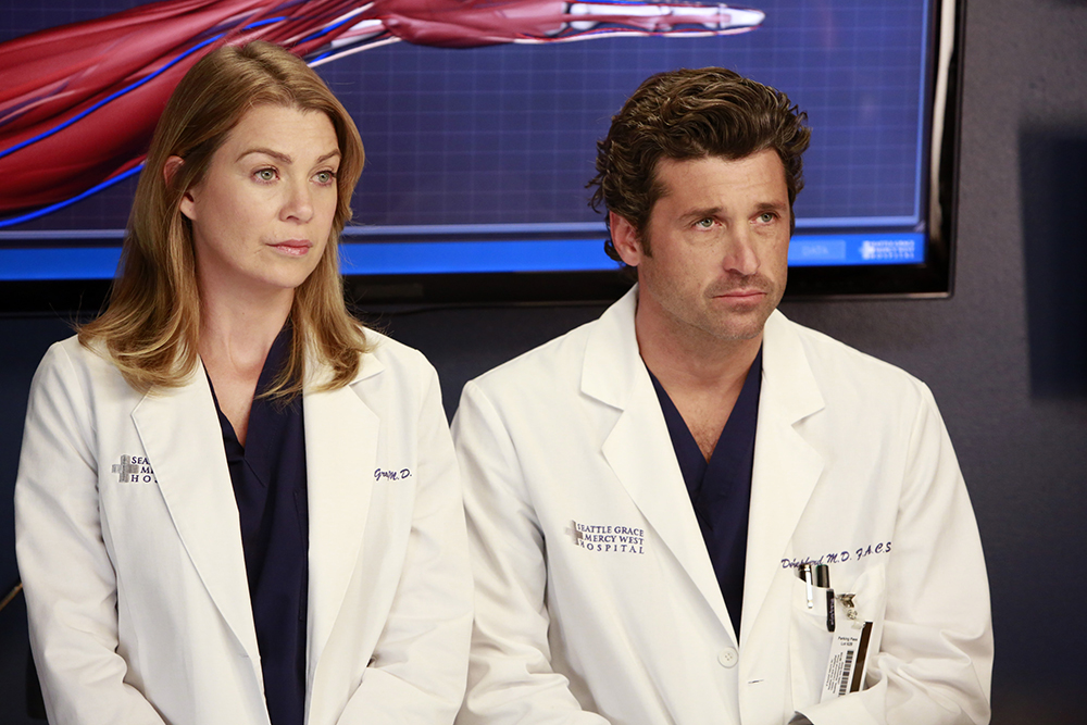 Editorial use only. No book cover usage.
Mandatory Credit: Photo by Abc-Tv/Kobal/Shutterstock (5886266af)
Ellen Pompeo, Patrick Dempsey
Grey's Anatomy - 2005
ABC-TV
USA
Television