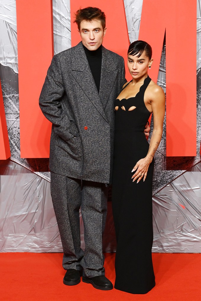 Zoe Kravitz & Robert Pattinson at ‘The Batman’ Premiere