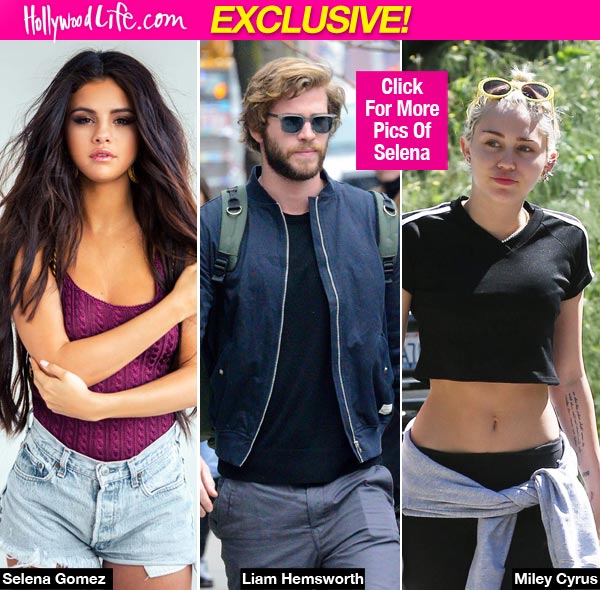 Miley Cyrus Selena Gomez Liam Hemsworth Hook Up