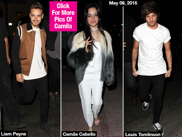 Louis Tomlinson Camila Cabella Clubbing Together