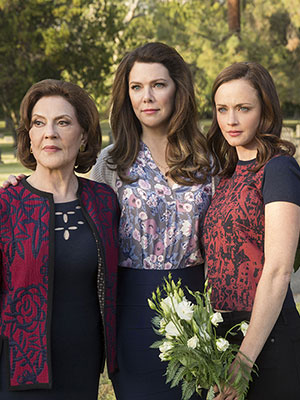 Kelly Bishop, Lauren Graham, and Alexis Bledel