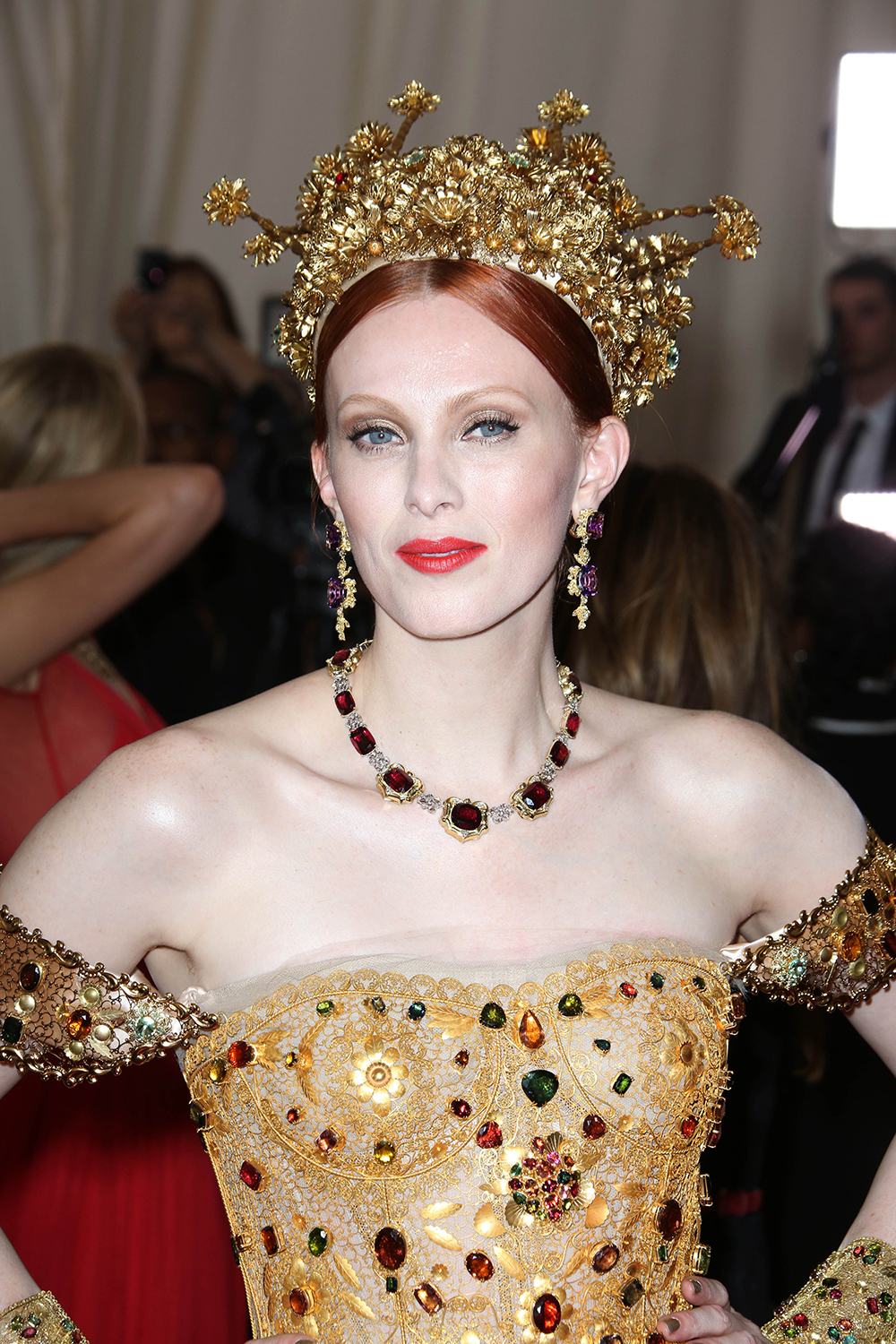 Karen Elson
Costume Institute Gala Benefit celebrating China: Through the Looking Glass, Metropolitan Museum of Art, New York, America - 04 May 2015