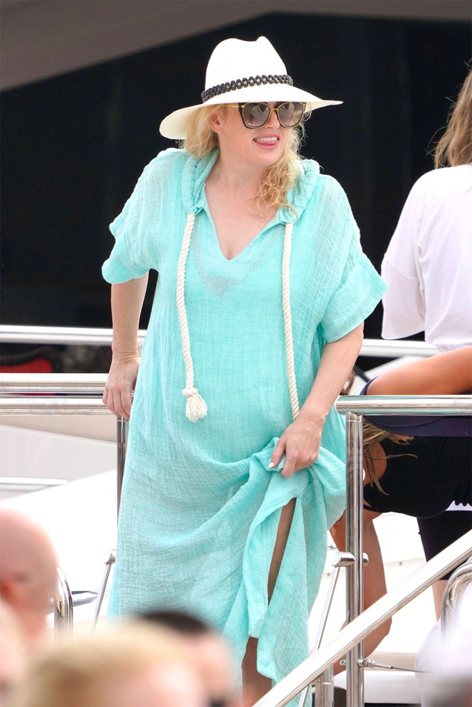 Rebel Wilson On A Yacht