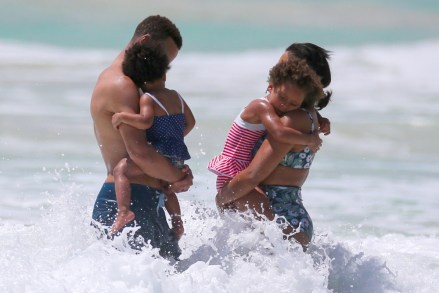 Kailua, HI  - *EXCLUSIVE*  - NBA superstar Stephen Curry and his family were seen enjoying a lovely day on the beach in Kailua, Hawaii. Steph enjoyed a couple of beers before going for a swim with his wife Ayesha and their two daughters Ryan and Riley.

Pictured: Stephen Curry, Ayesha Curry, Ryan Curry, Riley Curry

BACKGRID USA 22 JUNE 2017 

USA: +1 310 798 9111 / usasales@backgrid.com

UK: +44 208 344 2007 / uksales@backgrid.com

*UK Clients - Pictures Containing Children
Please Pixelate Face Prior To Publication*