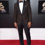 Victor Cruz arrives at the 60th annual Grammy Awards at Madison Square Garden on Sunday, Jan. 28, 2018, in New York. (Photo by Evan Agostini/Invision/AP)