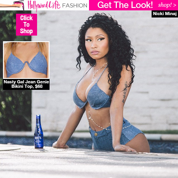 Nicki Minaj Denim Bikini Picture