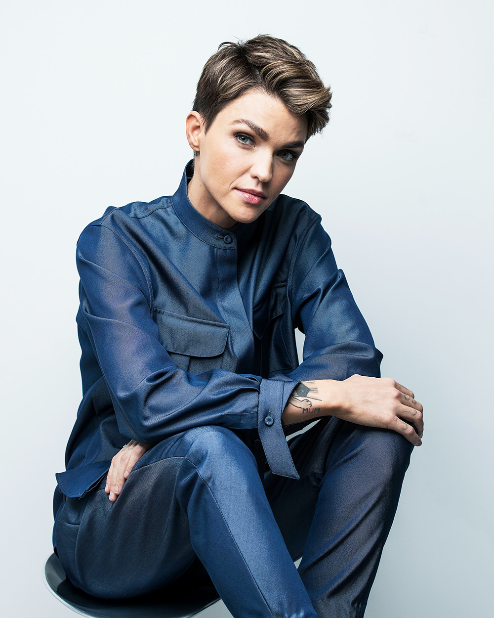 This photo shows actress Ruby Rose posing for a portrait in New York to promote her CW series "Batwoman," premiering on Oct. 6
Ruby Rose Portrait Session, New York, USA - 30 Sep 2019