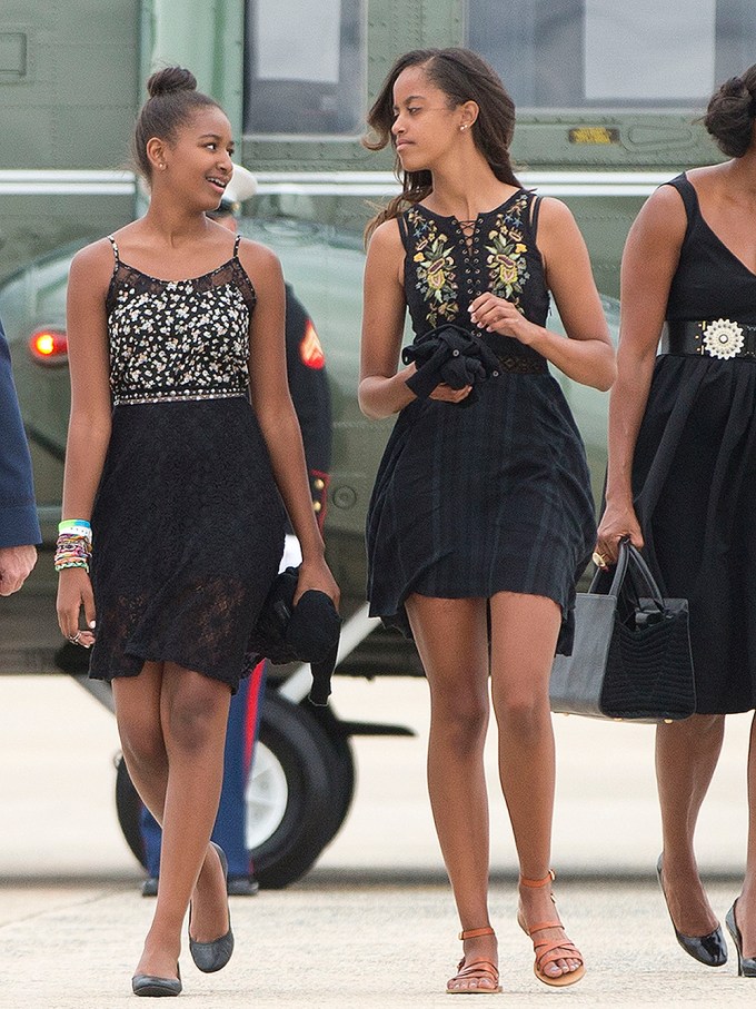 Michelle Obama, Malia Obama, Sasha Obama