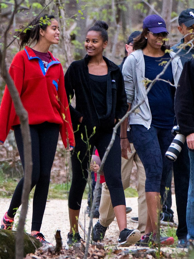 Barack Obama, Malia Obama, Sasha Obama, Michelle Obama