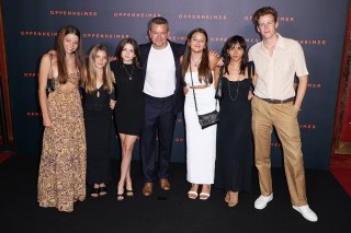 Matt Damon, Alexia Damon, Isabella Damon, Gia Damon and Stella Damon and Guest attends Oppenheimer Premiere held at Grand Rex on July 11, 2023 in Paris, France.
Oppenheimer Premiere - Paris JD - 11 Jul 2023