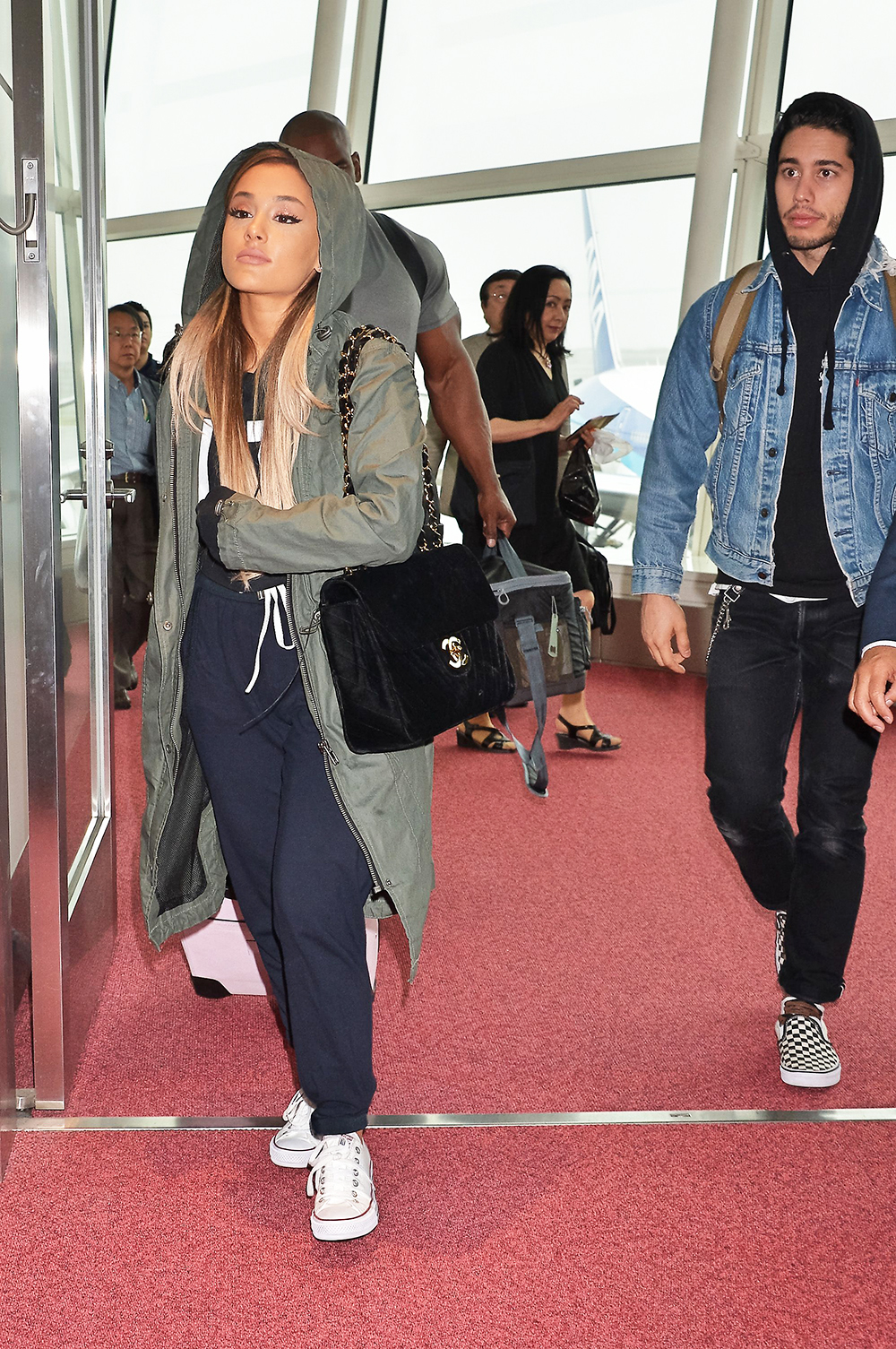 Ariana Grande, Ricky Alvarez
Ariana Grande at Haneda International Airport, Tokyo, Japan - 13 Jun 2016