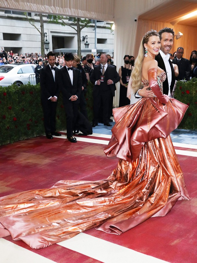 Blake Lively & Ryan Reynolds At The 2022 Met Gala