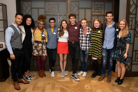 HIGH SCHOOL MUSICAL: THE MUSICAL - Coverage. (Disney Channel/Troy Harvey)MARK ST. CYR, SOFIA WYLIE, DARA RENEE, FRANKIE A. RODRIGUEZ, OLIVIA RODRIGO, JOSHUA BASSETT, LARRY SAPERSTEIN, JULIA ROSE LESTER, MATT CORNETT, KATE REINDERS