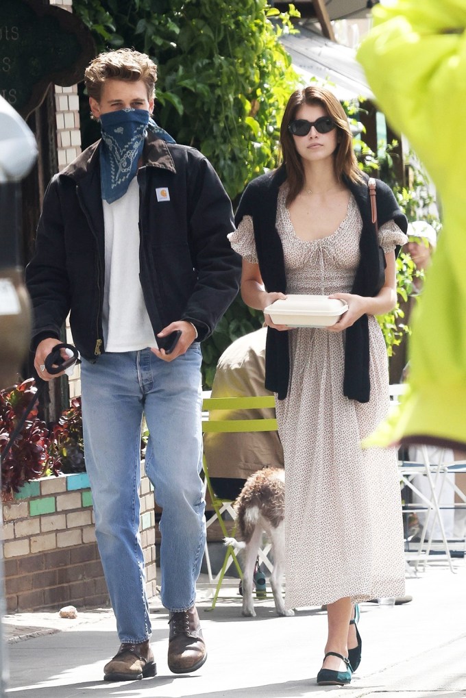 Austin Butler & Kaia Gerber On A Lunch Date