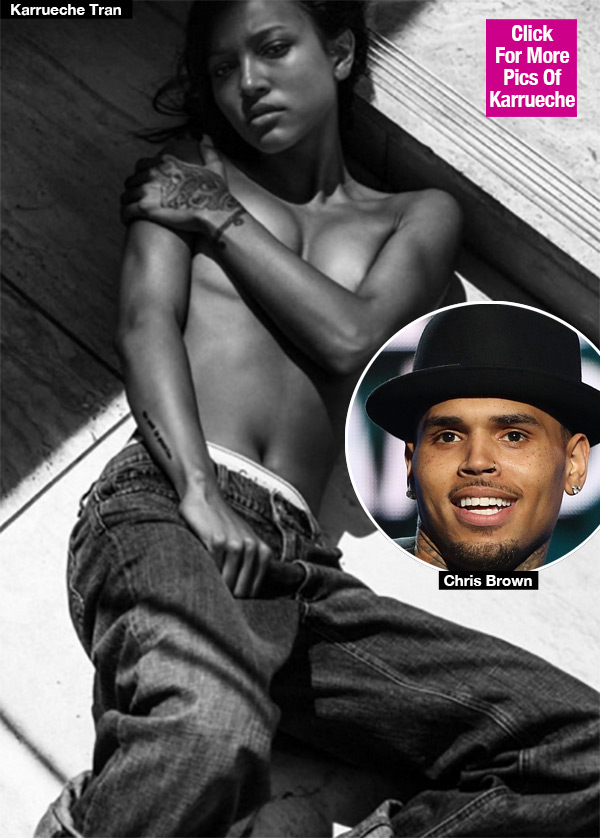 Karrueche Tran Topless