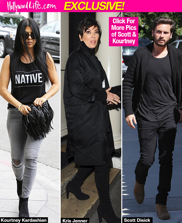 Scott Disick Kourtney Kardashian Not Talking