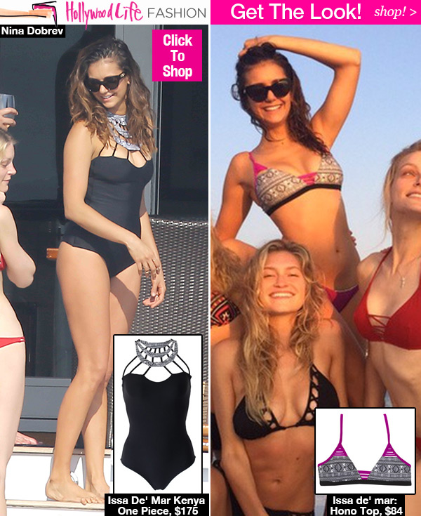 nina dobrev bikini st tropez
