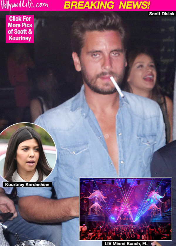 Scott Disick Partying Fourth Of July