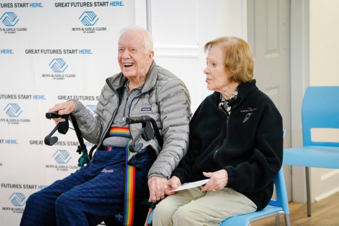 Jimmy Carter & Wife Rosalynn Carter In 2021