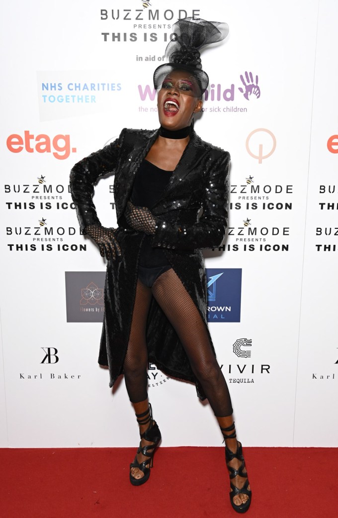 Grace Jones Hits The Red Carpet