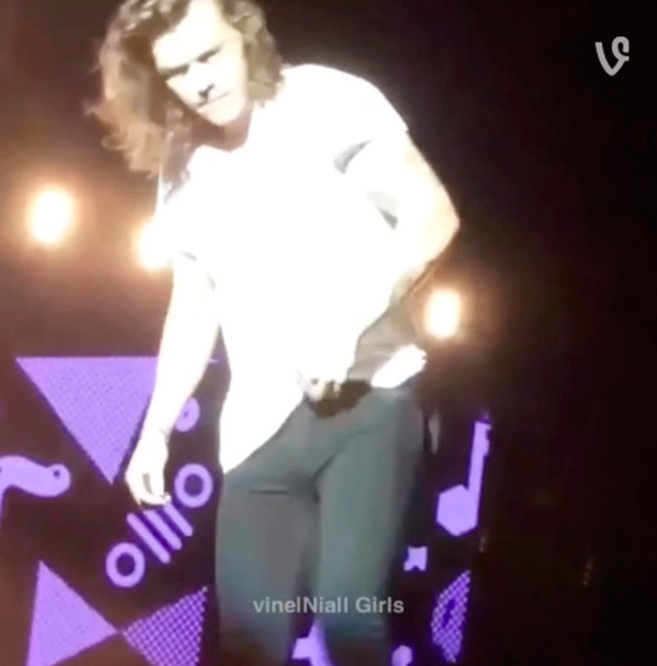 Harry Styles Adjusting