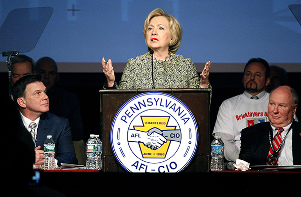 Hillary Clinton presidential campaigning