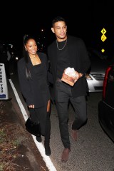 Brentwood, CA - *EXCLUSIVE* - Keke Palmer is all smiles as she and her new fling Darius Jackson attend Jennifer Klein's Christmas Party in Brentwood. The couple stepped out coordinating outfits as they both donned all black. Pictured: Keke Palmer, Darius Jackson BACKGRID USA 5 DECEMBER 2021 USA: +1 310 798 9111 / usasales@backgrid.com UK: +44 208 344 2007 / uksales@backgrid.com *UK Clients - Pictures Containing Children Please Pixelate Face Prior To Publication*