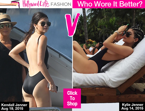 kendall kylie jenner bathing suit same