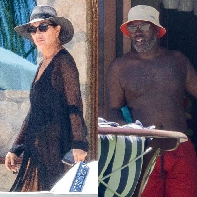 Kris Jenner & Corey Gamble in Mexico