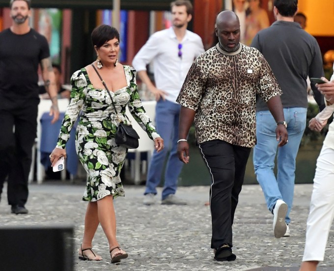 Kris Jenner & boyfriend Corey Gamble in Portofino