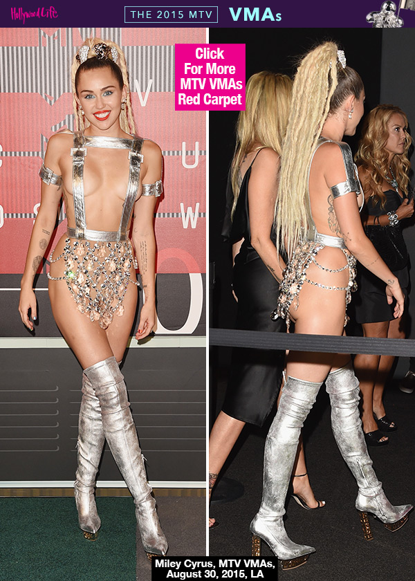 Miley Cyrus Racy VMAs Outfit