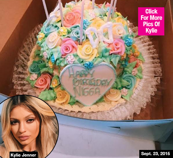 Kylie Jenner N Word Cake