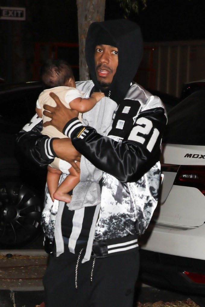 Nick Canon arrives for his kid’s basketball game in Thousand Oaks