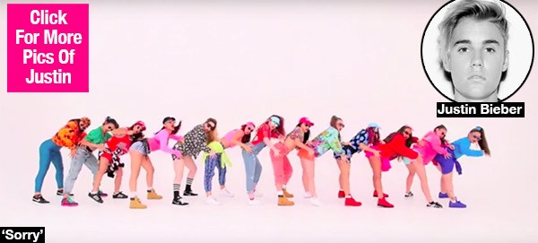 Justin Bieber Dancers Sorry