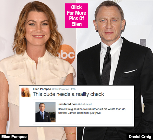Ellen Pompeo Disses Daniel Craig
