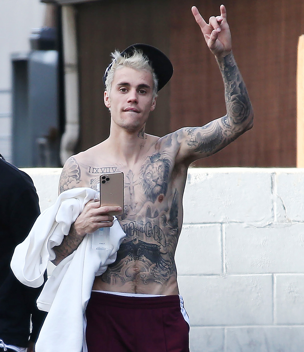 Justin Bieber out and about, Los Angeles, USA - 17 Dec 2019