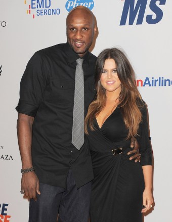 Television personalities Lamar Odom and Khloe Kardashian arrive at the 19th Annual Race to Erase MS Gala on in Los Angeles, Calif
19th Annual Race to Erase MS Gala, Los Angeles, USA