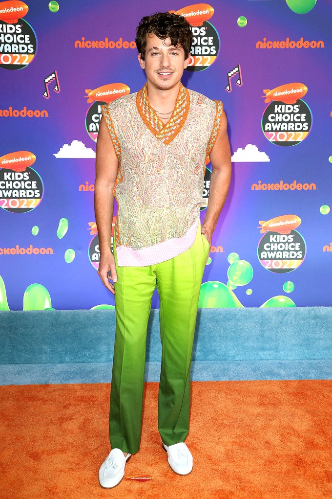 Charlie Puth At The 2022 Kids’ Choice Awards