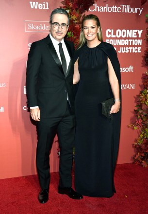 John Oliver, left, and Kate Norley attend the Clooney Foundation for Justice Albie Awards at The New York Public Library, in New York
Clooney Foundation for Justice 2022 Albie Awards, New York, United States - 29 Sep 2022